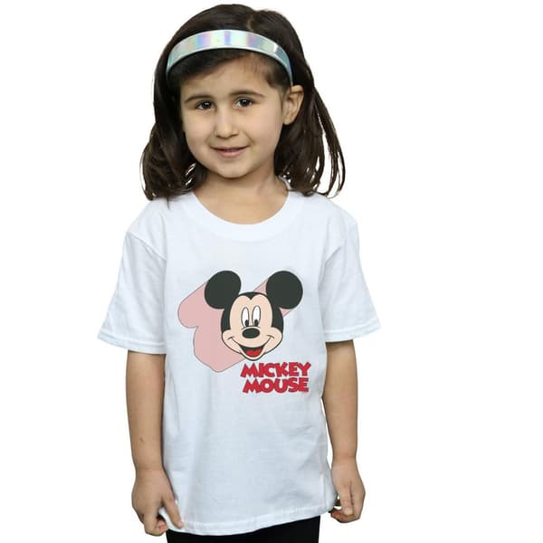 Disney Girls Mickey Mouse Move Cotton T-Shirt