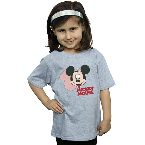 Disney Girls Mickey Mouse Move Cotton T-Shirt