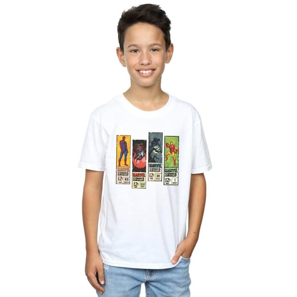 Marvel Boys Comic Strips T-Shirt