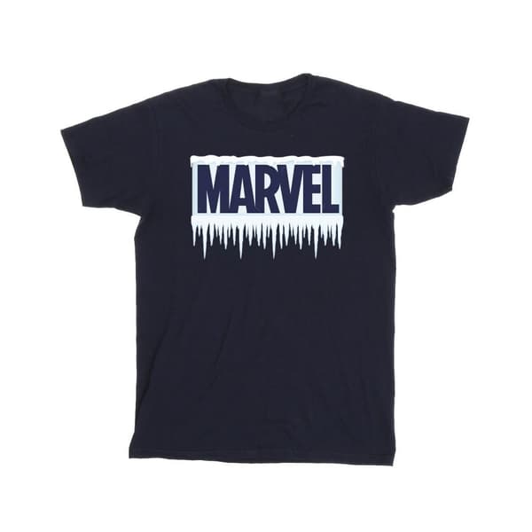 Marvel Boys Icicle Logo T-Shirt