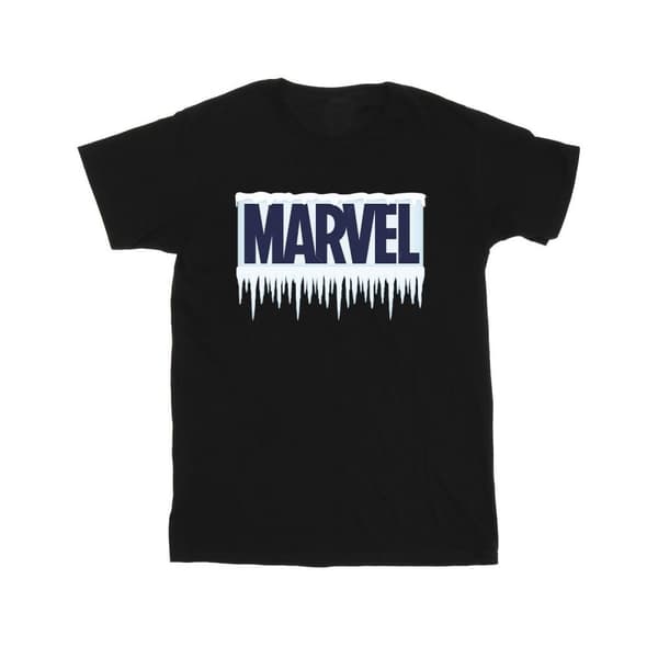 Marvel Boys Icicle Logo T-Shirt