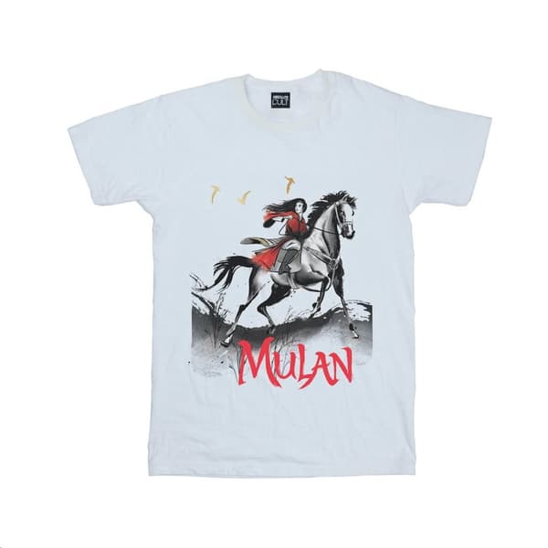 Disney Mulan Movie Stride T-shirt för herrar White 4XL