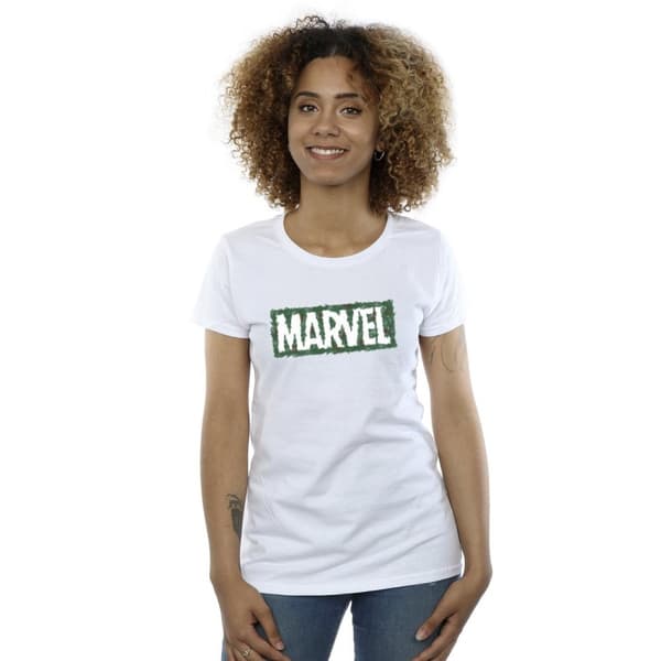 Marvel Dam/Tjej - Bomulls-T-shirt med Holly-logga