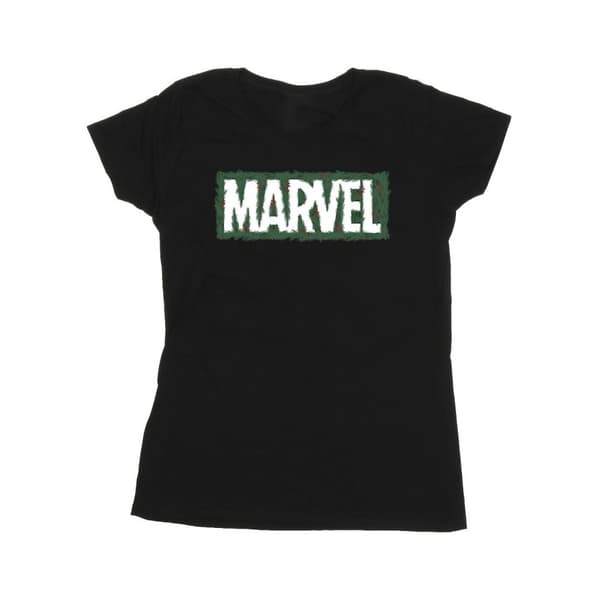Marvel Dam/Tjej - Bomulls-T-shirt med Holly-logga