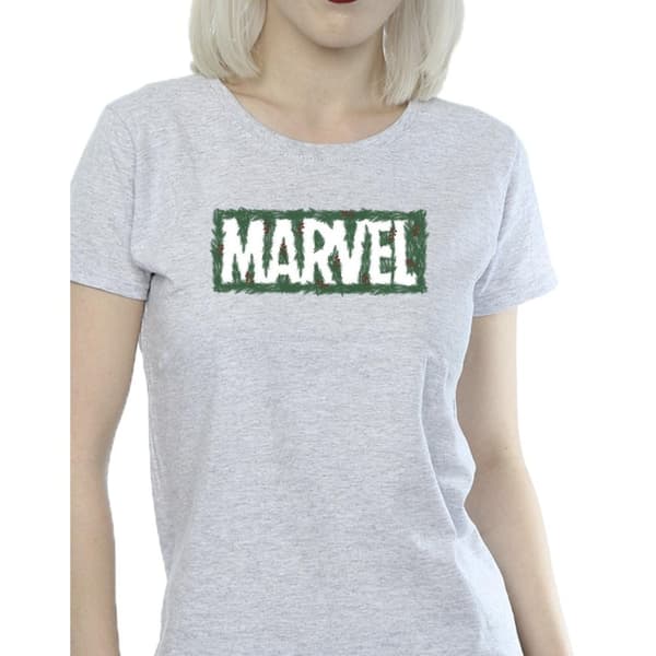 Marvel Dam/Tjej - Bomulls-T-shirt med Holly-logga