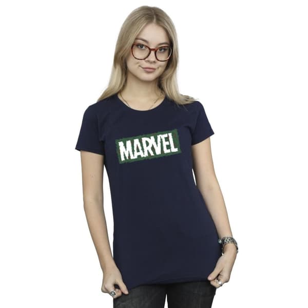 Marvel Dam/Tjej - Bomulls-T-shirt med Holly-logga