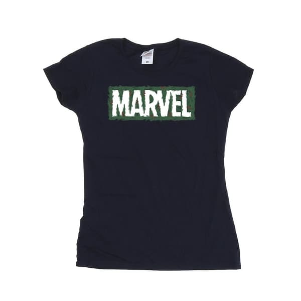 Marvel Dam/Tjej - Bomulls-T-shirt med Holly-logga