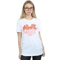 Miniatyrbillede 3 af 4: Disney Womens/Ladies Minnie Mouse Heart Shaped Cotton Boyfriend T-Shirt