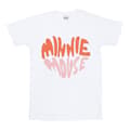 Miniatyrbillede 1 af 4: Disney Womens/Ladies Minnie Mouse Heart Shaped Cotton Boyfriend T-Shirt
