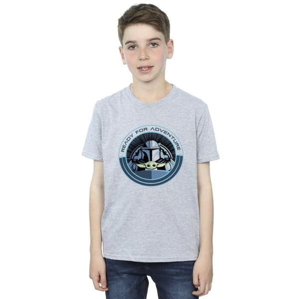 Star Wars Boys The Mandalorian Grogu Ready For Adventure T-Shirt