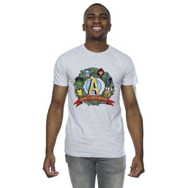 Marvel T-shirt med tomtens superhjälpare för herrar