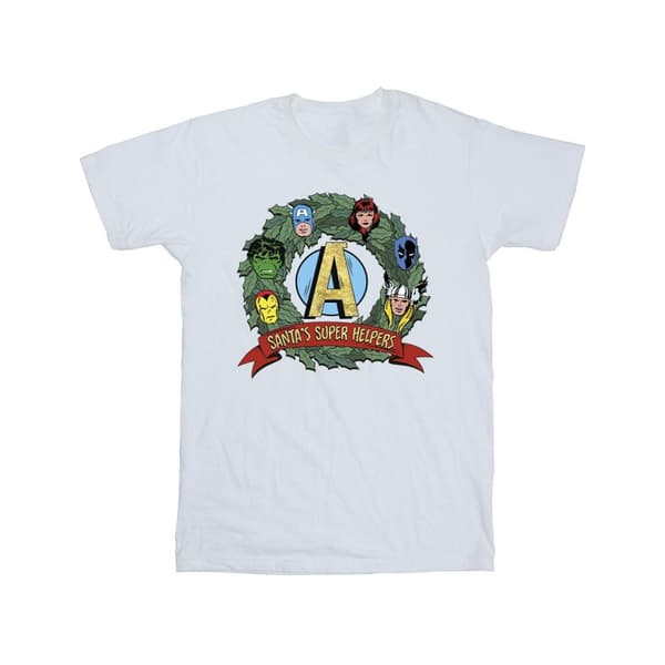 Marvel T-shirt med tomtens superhjälpare för herrar