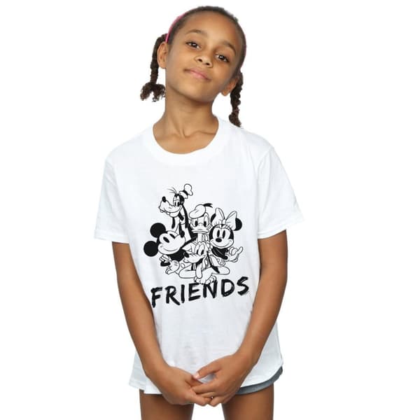 Disney Girls Mickey Mouse And Friends Cotton T-Shirt