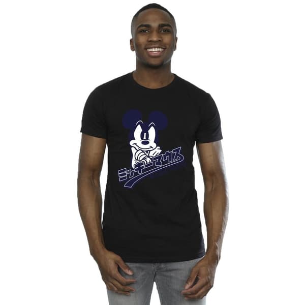Disney Mens Mickey Mouse Japanese T-Shirt