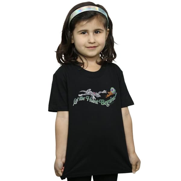 Tom And Jerry Girls Let The Hunt Begin Cotton T-Shirt