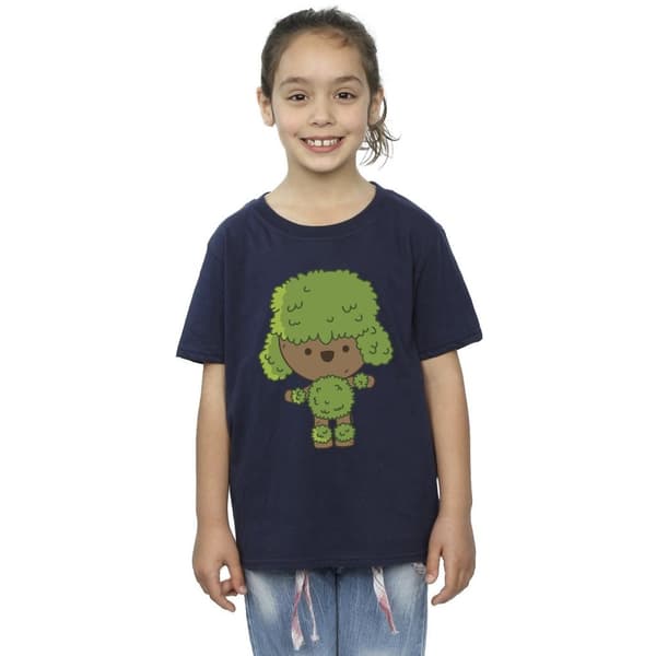 Marvel Girls I Am Groot Chibi Dance Cotton T-Shirt