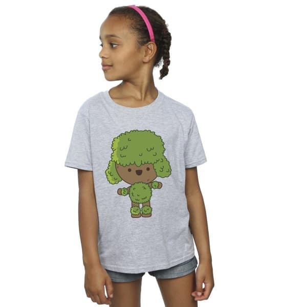 Marvel Girls I Am Groot Chibi Dance Cotton T-Shirt