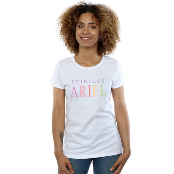 Disney Womens/Ladies The Little Mermaid Ariel Graphic Cotton T-Shirt