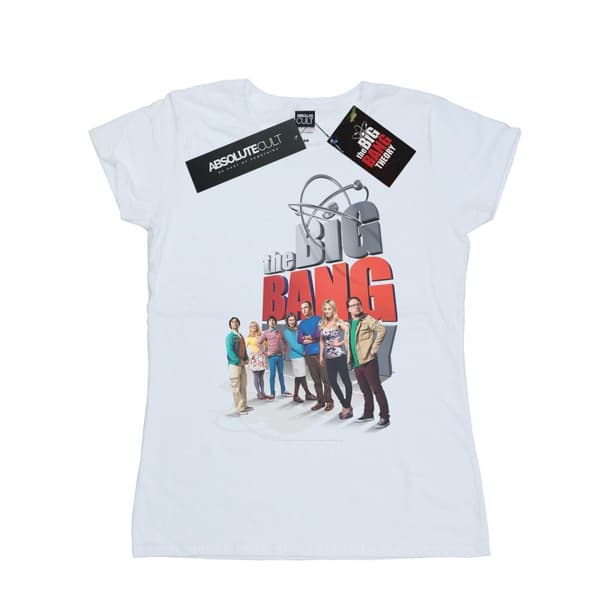 The Big Bang Theory T-shirt i bomull med stor affisch - dam/dam
