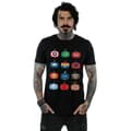 Miniatyrbillede 2 af 3: Marvel Mens Avengers Pumpkin Icons T-Shirt