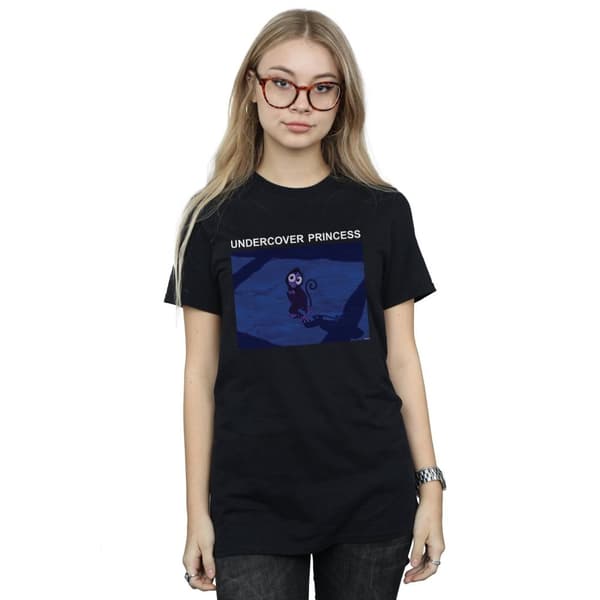 Disney Womens/Ladies Aladdin Undercover Princess Cotton Boyfriend T-Shirt