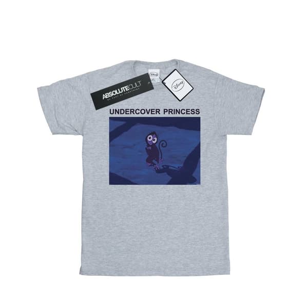 Disney Womens/Ladies Aladdin Undercover Princess Cotton Boyfriend T-Shirt
