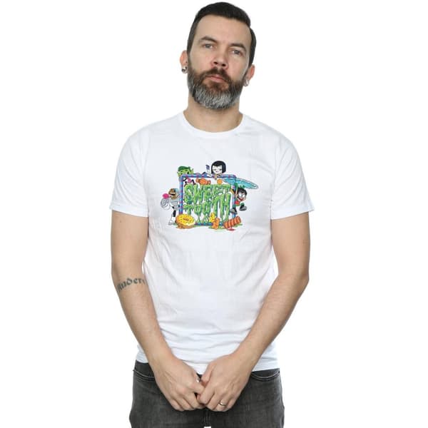 DC Comics Mens Teen Titans Go Sweet Tooth T-Shirt