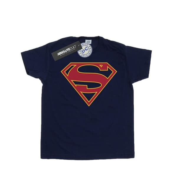 DC Comics Mens Supergirl Logo T-Shirt CDON