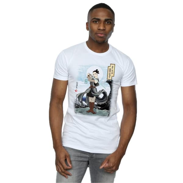 Star Wars Mens The Last Jedi Japanese Rey T-Shirt