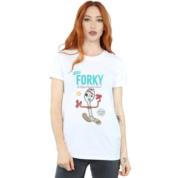 Disney Dam/Tjej Toy Story 4 Forky Handmade Friend - pojkvänströja i bomull