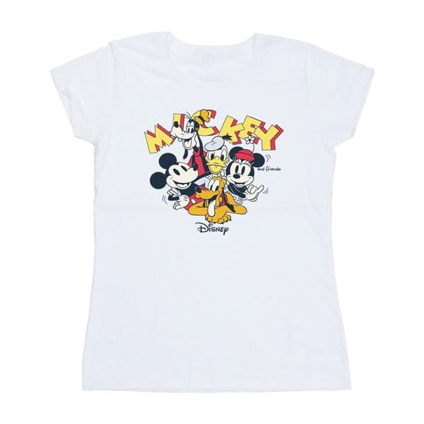 Disney T-shirt i bomull från Musse Pigg-gruppen, dam/dam