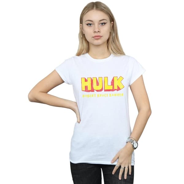 Marvel Womens/Ladies Hulk AKA Robert Bruce Banner Cotton T-Shirt