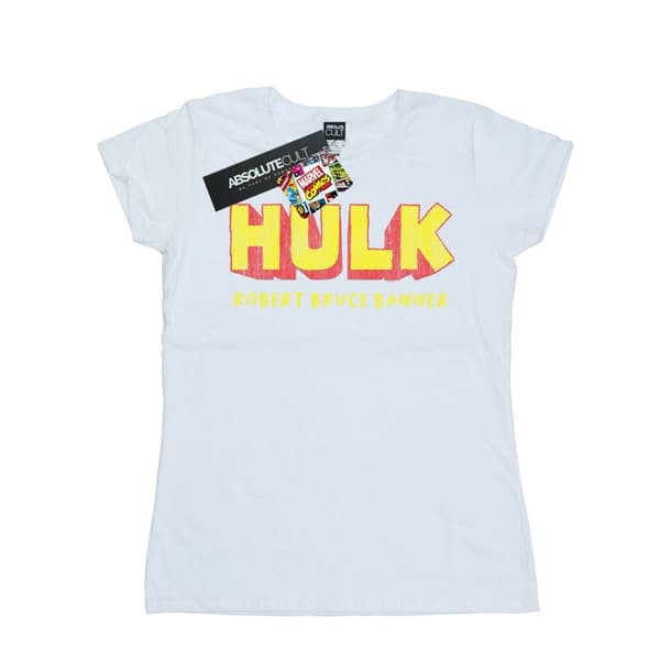 Marvel Womens/Ladies Hulk AKA Robert Bruce Banner Cotton T-Shirt