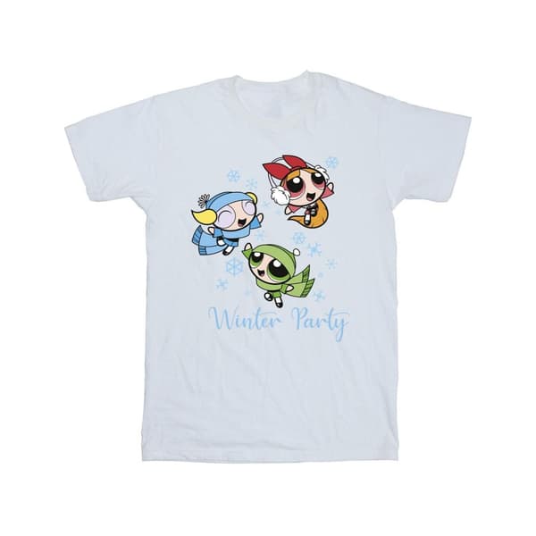 The Powerpuff Girls Mens Girls Winter Party T-Shirt