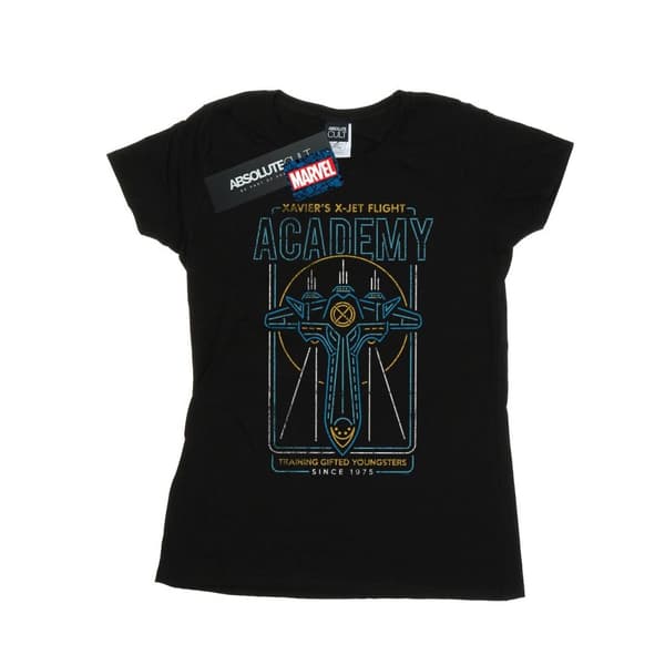 Marvel Womens/Ladies X-Men Xavier´s Flight Academy Cotton T-Shirt