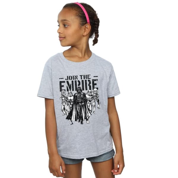 Star Wars Girls Support The Troops Cotton T-Shirt