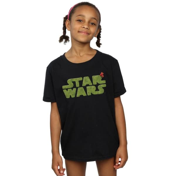 Star Wars T-shirt i bomull med kaktuslogga för flickor