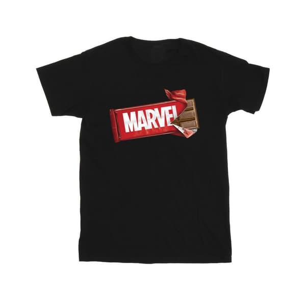 Marvel Universe Mens Marvel Chocolate T-Shirt