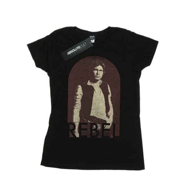 Star Wars Han Solo Rebel - bomulls-T-shirt för damer och kvinnor