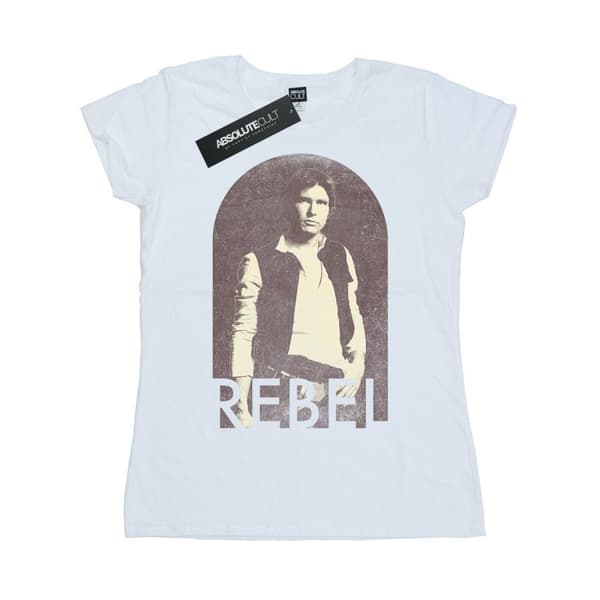 Star Wars Han Solo Rebel - bomulls-T-shirt för damer och kvinnor