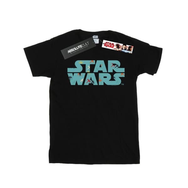 Star Wars Retro X-Wing T-shirt med logotyp och mönster för pojkar