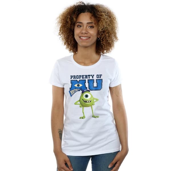 Disney Dam/Lady Monsters University - T-shirt i bomull med MU Mike som ägare
