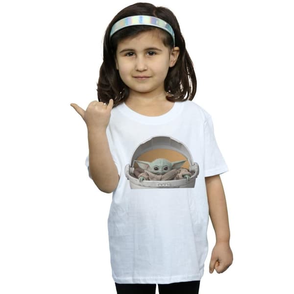 Star Wars Girls The Mandalorian The Child Pod Cotton T-Shirt