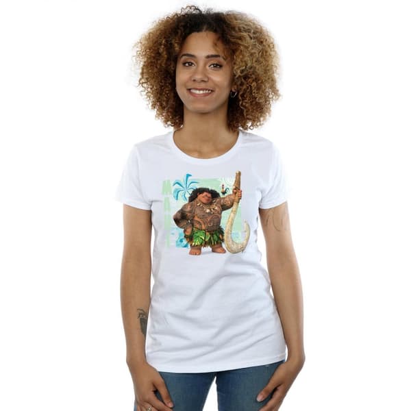 Disney Womens/Ladies Moana Maui Cotton T-Shirt