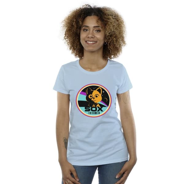 Disney Womens/Ladies Lightyear Sox Circle Cotton T-Shirt