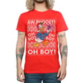 Pikkukuva 3 / 5: Disney Mens Donald Duck Christmas Fair Isle T-Shirt