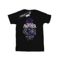 Miniatyrbillede 1 af 3: Marvel Girls Black Panther Talon Fighter Badge Cotton T-Shirt