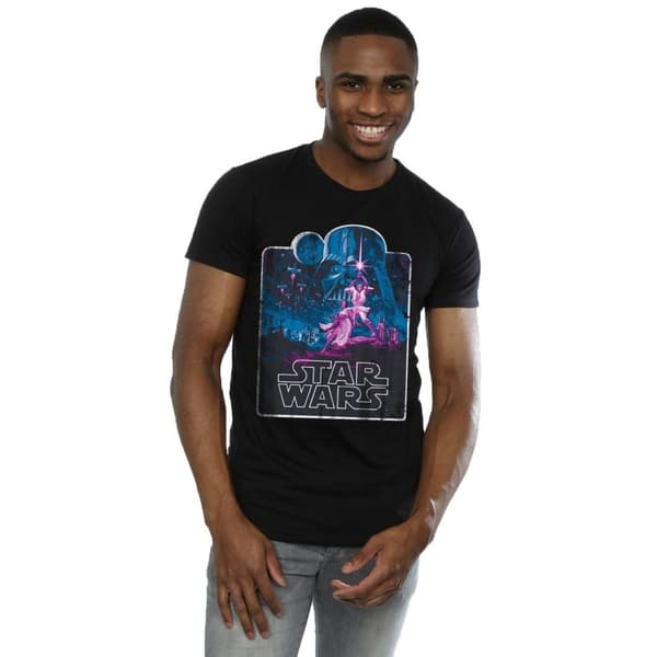 Star Wars Mens Movie Montage T-Shirt