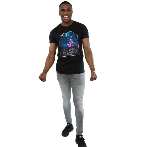 Star Wars Mens Movie Montage T-Shirt