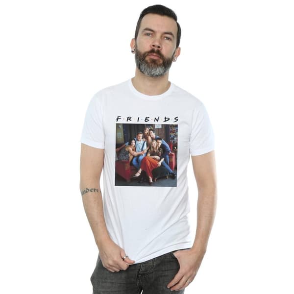 Friends Mens Group Photo Couch T-Shirt
